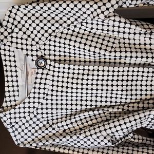 Black and white jacket